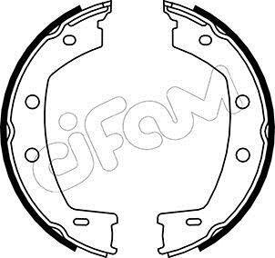 LAND ROVER Комплект барабанних колодок FREELANDER 2 (L359) 2.0 Si4 4x4 11-14 CIFAM 153-374