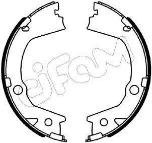 SSANGYONG Комплект барабанних колодок ACTYON II 2.0 12- CIFAM 153562