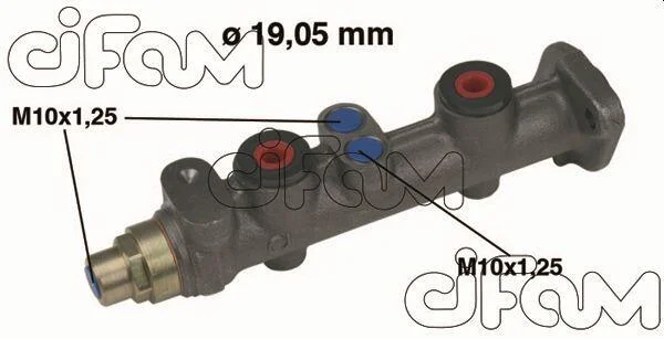 FIAT головний гальмівний циліндр RITMO -83 19.05 CIFAM 202014 (фото 1)