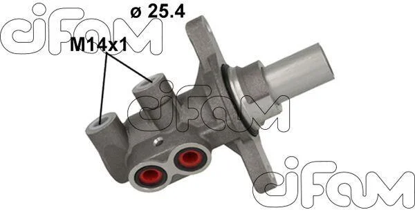 FORD Головний гальм. циліндр C-MAX 1.0-2.0 10-, FOCUS 1.0-2.0 12- CIFAM 2021125 (фото 1)