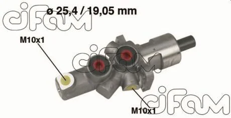 DB головний гальмівний циліндр 25,40/19,05mm W124/201/126/140 CIFAM 202176