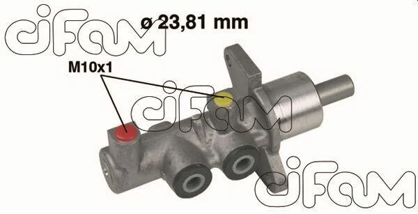 OPEL головний гальмівний циліндр ASTRA G,ZAFIRA 23.81 CIFAM 202379 (фото 1)