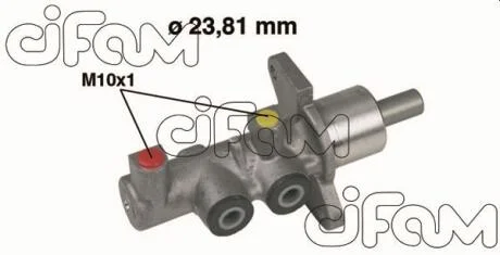 OPEL головний гальмівний циліндр ASTRA G,ZAFIRA 23.81 CIFAM 202379