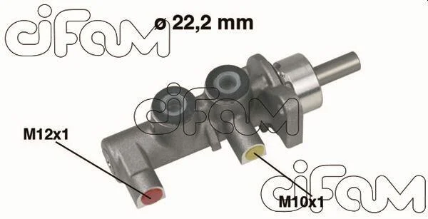 OPEL головний гальмівний циліндр CORSA 1.0-1.7DTI 00- 22.20 CIFAM 202380 (фото 1)