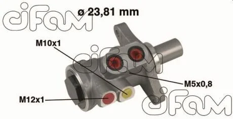 FORD Главный тормозной цилиндр с ABS Fiesta V,Fusion,Mazda 2 CIFAM 202448