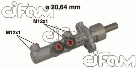 SEAT Главный тормозной цилиндр CORDOBA 02-06, IBIZA III 02-07, VW POLO 02-07, SKODA FABIA I 99-02 CIFAM 202493