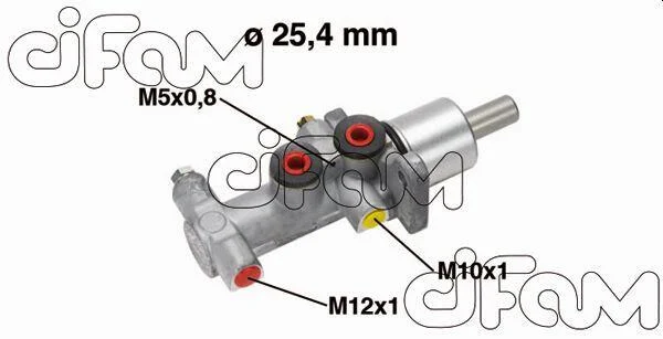 RENAULT головний гальмівний циліндр Nissan Primastar 01-,Opel Vivaro 01-,Trafic II 01- (сист.TRW) CIFAM 202554 (фото 1)