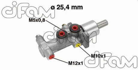 RENAULT головний гальмівний циліндр Nissan Primastar 01-,Opel Vivaro 01-,Trafic II 01- (сист.TRW) CIFAM 202554