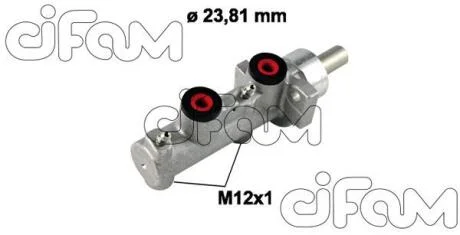 VW головний гальмівний циліндр Audi A3 96-03, 03-06, SEAT LEON 99-06, TOLEDO II 98-04, SKODA OCTAVIA II 99-01, 00-10,BORA 00-05, GOLF IV 97-04 CIFAM 202600