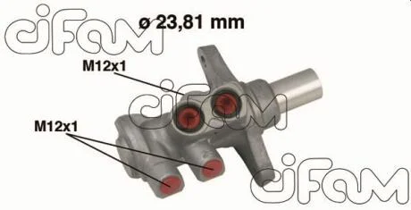 FORD головний гальмівний циліндр FIESTA V 03-08, FUSION 02-09, MAZDA 2 03-07 CIFAM 202639