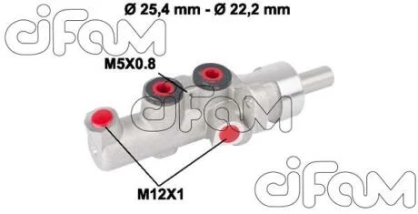 DB Главный тормозной цилиндр W202/210 97-02 CIFAM 202662