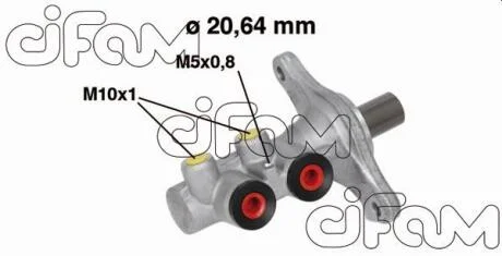 Главный тормозной цилиндр FIAT 500 CIFAM 202682