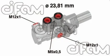 NISSAN головний гальмівний циліндр QASHQAI 07-13 CIFAM 202749