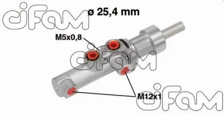 DB головний гальмівний циліндр Sprinter 06-09,VW Crafter 06-11 CIFAM 202752