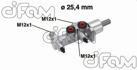 Головний гальмівний циліндр CIFAM 202766