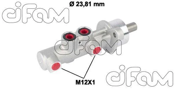 OPEL головний гальмівний циліндр з ABS+ESP Combo 04-,Corsa C 00-,Tigra 04- (сист.Bosch) CIFAM 202788 (фото 1)
