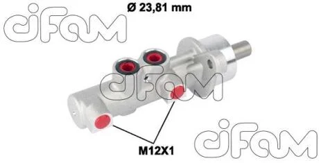 OPEL головний гальмівний циліндр з ABS+ESP Combo 04-,Corsa C 00-,Tigra 04- (сист.Bosch) CIFAM 202788