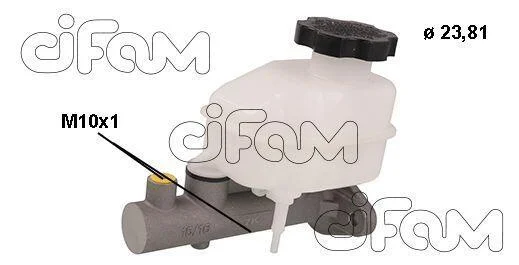Головний гальмівний циліндр CIFAM 202824 (фото 1)