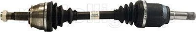 FIAT піввісь L=580mm 25/24 зуб. FIORINO 1.3 D 07-, QUBO 1.3 D 08- CIFAM 6551135 (фото 1)
