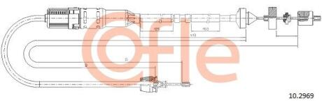 Трос зчеплення COFLE 10.2969