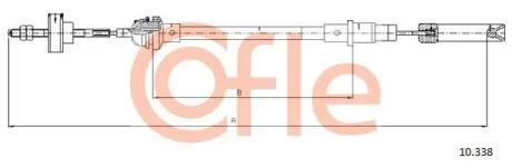 Трос зчеплення COFLE 10.338