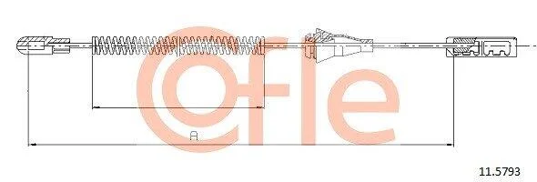 Трос ручника COFLE 11.5793 (фото 1)