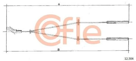 Трос обігрівача COFLE 12.504