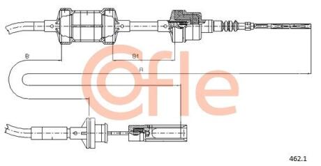 Трос зчеплення COFLE 462.1