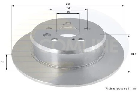 Comline - Диск гальмівний COMLINE ADC01101