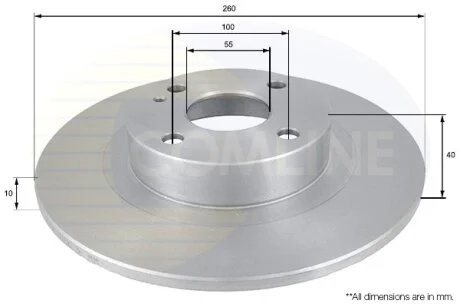 Comline - Диск гальмівний COMLINE ADC0438
