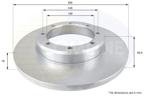 Comline - Диск гальмівний з покриттям COMLINE ADC1598