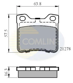 Comline - Гальмівні колодки до дисків COMLINE CBP01060