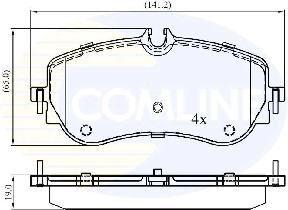 Comline - Гальмівні колодки до дисків COMLINE CBP02387 (фото 1)