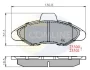 Comline - Гальмівні колодки до дисків COMLINE CBP0393 (фото 1)