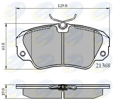 Comline - Гальмівні колодки до дисків COMLINE CBP0493 (фото 1)