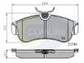 Comline - Гальмівні колодки до дисків COMLINE CBP0566 (фото 1)