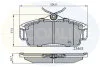 Comline - Гальмівні колодки до дисків COMLINE CBP0740 (фото 1)