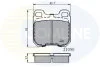 Comline - Гальмівні колодки до дисків COMLINE CBP0741 (фото 1)