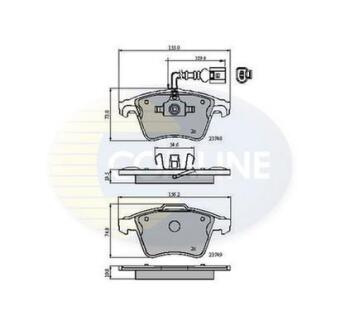 - Гальмівні колодки до дисків COMLINE CBP11311