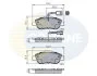 Comline - Гальмівні колодки до дисків COMLINE CBP11600 (фото 1)