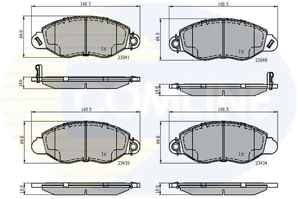 Comline - Гальмівні колодки до дисків COMLINE CBP31107 (фото 1)