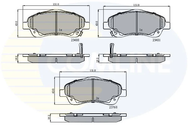 Comline - Гальмівні колодки до дисків COMLINE CBP31140 (фото 1)