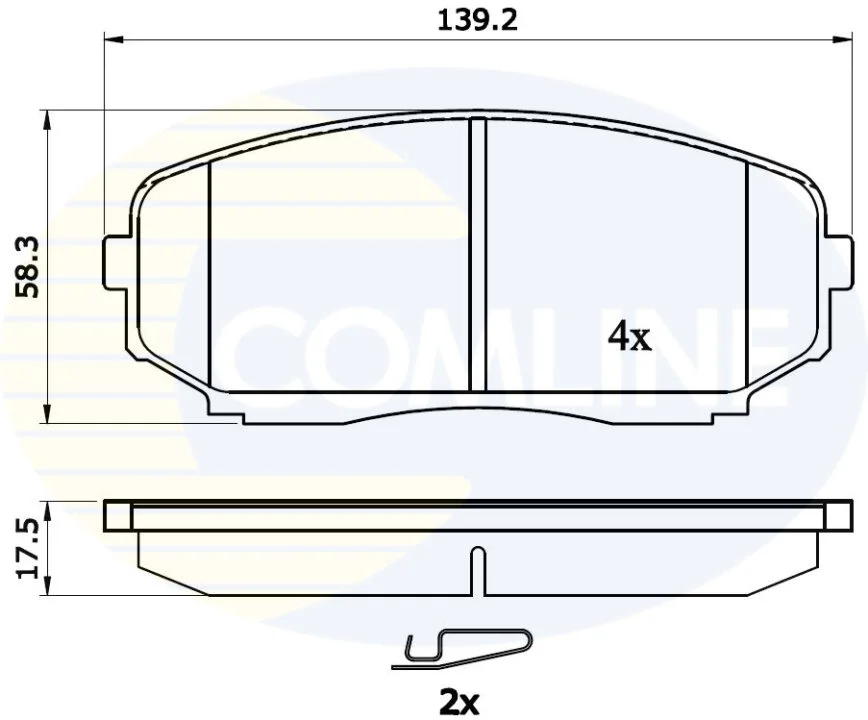Comline - Гальмівні колодки до дисків COMLINE CBP31724 (фото 1)