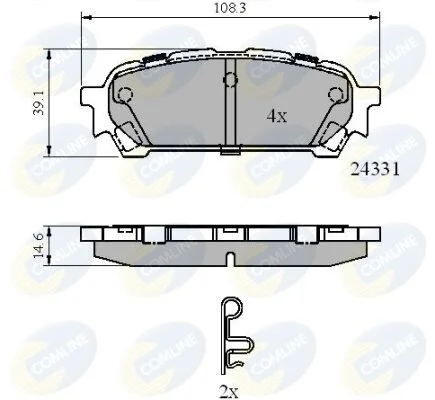Comline - Гальмівні колодки до дисків COMLINE CBP31775 (фото 1)
