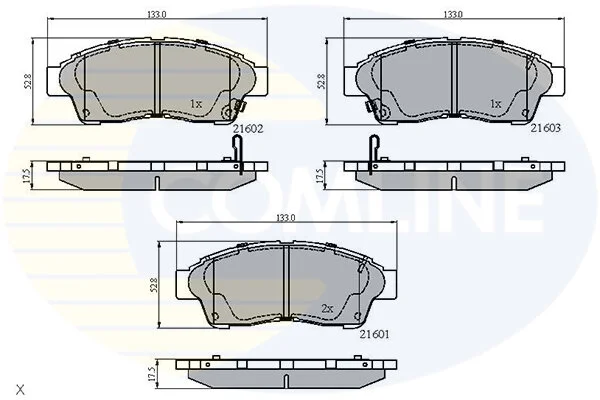 Comline - Гальмівні колодки до дисків COMLINE CBP3260 (фото 1)