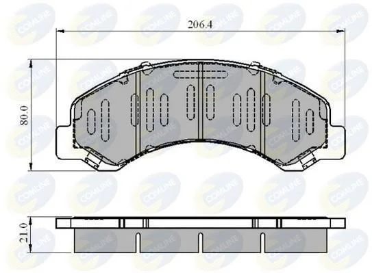 Comline - Гальмівні колодки до дисків COMLINE CBP3919 (фото 1)
