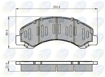 Comline - Гальмівні колодки до дисків COMLINE CBP3919