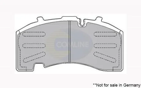 Comline - Гальмівні колодки до дисків COMLINE CBP9062K