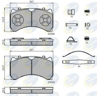 Comline - Гальмівні колодки до дисків COMLINE CBP9081K
