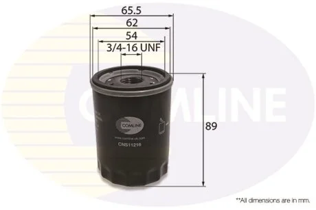 Comline - Фільтр оливи (аналогWL7166/OC218) COMLINE CNS11216